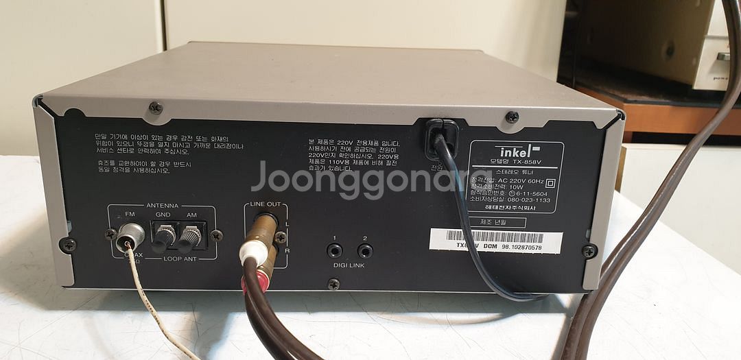 인켈 inkel 미니튜너 (stereo)--5