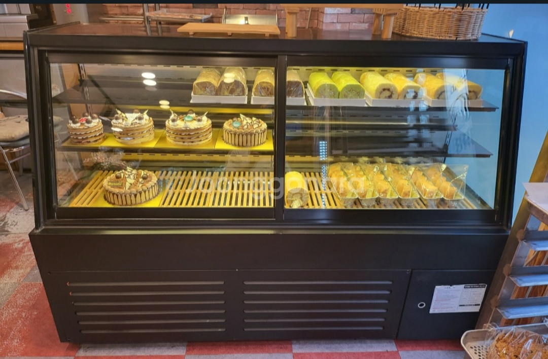 카페용 케익 디저트 베이커리 반찬 냉장 쇼케이스 앞문