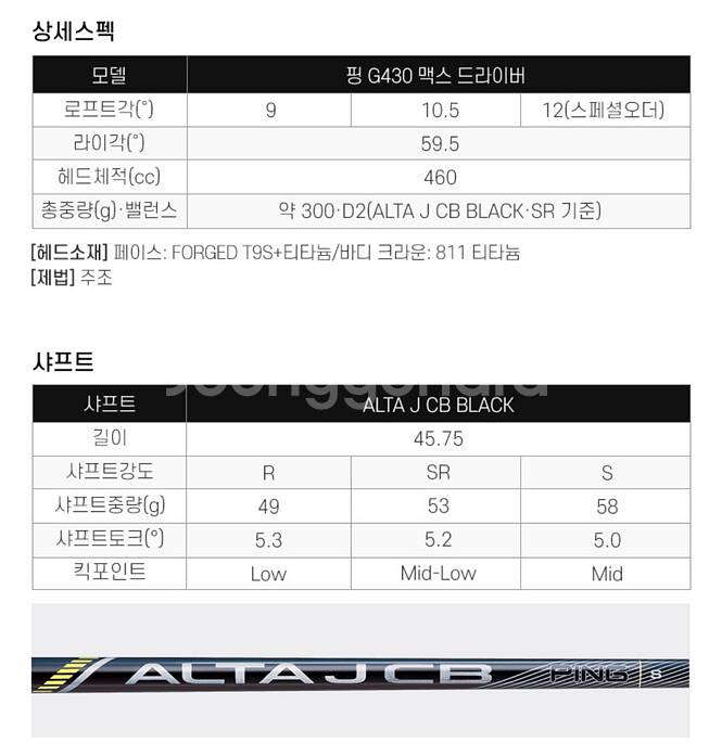 2023 핑 G430 MAX 드라이버--4