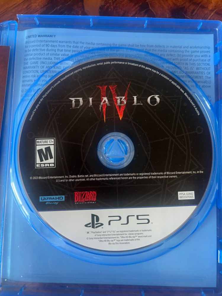 디아블로 4 플스5 ps5 상태좋음 이미지