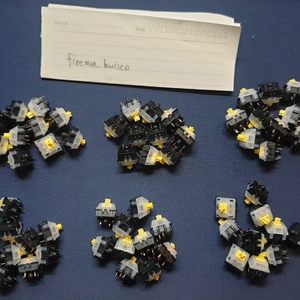 Gateron 우뚜게황 밀키블랙 90ea