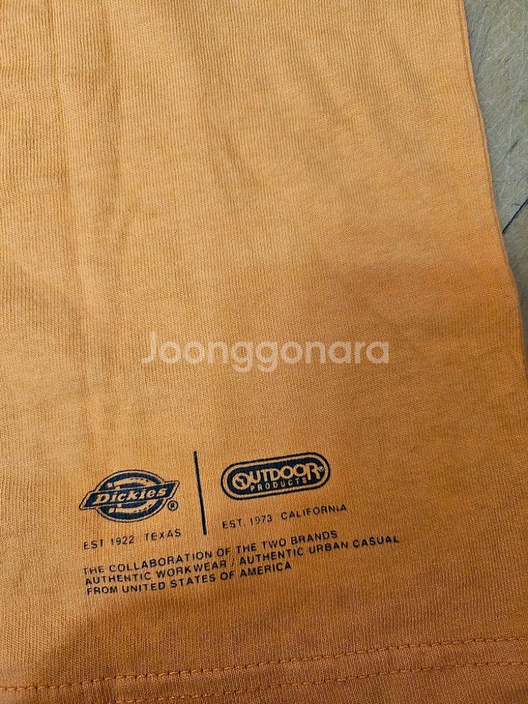 디키즈아웃도어 콜라보 반팔티--1