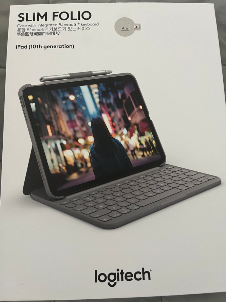 로지텍 Slim Folio iPad 10세대 키보드판매