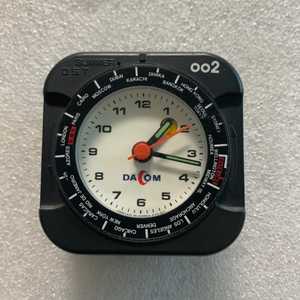 DACOM 002 여행용 알람시계(다이얼로 나라별 조정
