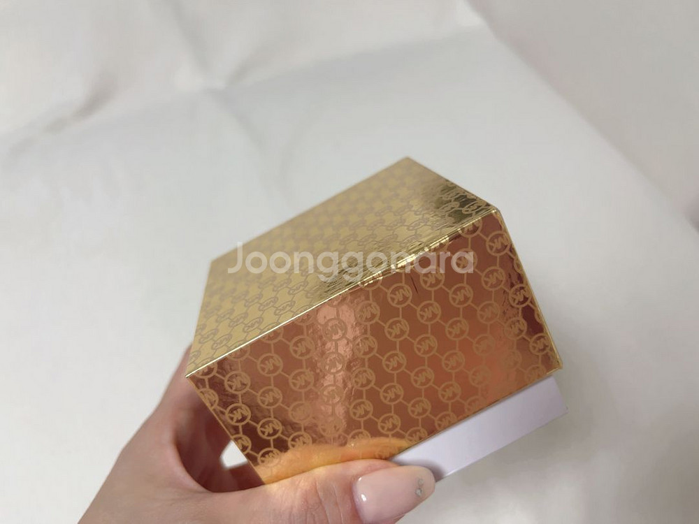 마이클코어스 자물쇠팬던트팔찌 로즈골드 새상품--3