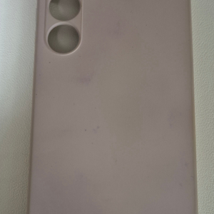 갤럭시 S24+(S24플러스) 핑크 고무 휴대폰 케이스