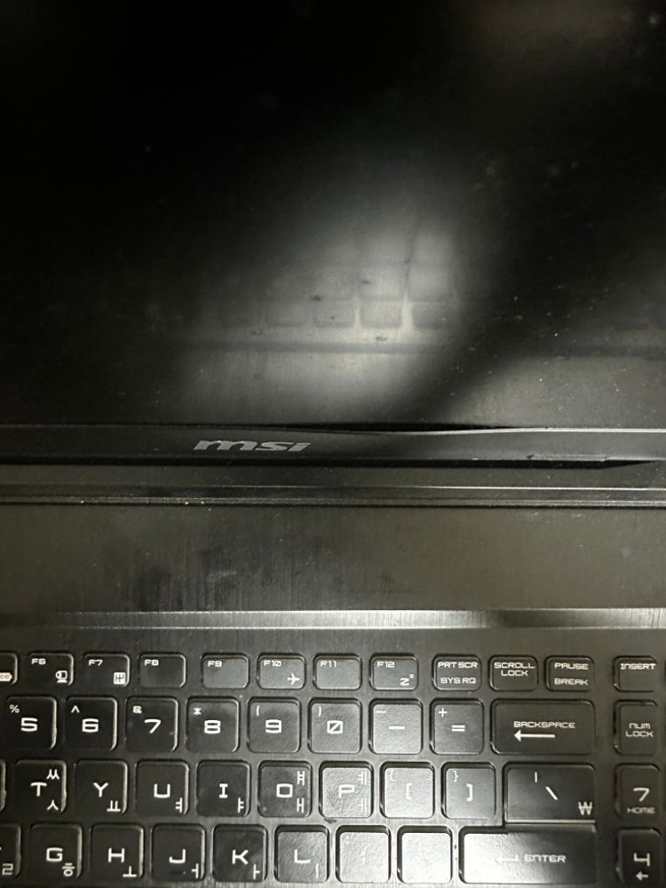 msi 게이밍 노트북 gp73 gtx1060 급처--4