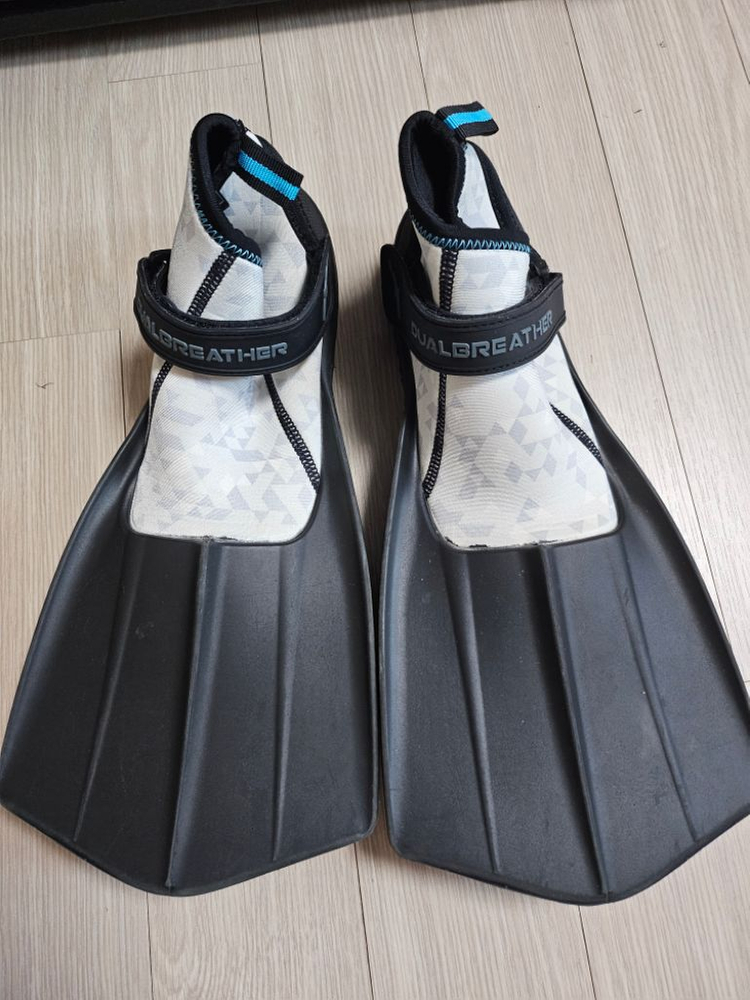 듀얼브레서마스크+오리발슈즈230 택포5--4