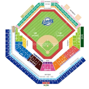 7.20 삼성vs롯데 블루존3-5구역23열 1좌석