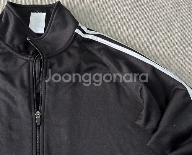 아디다스 블랙 검흰 트랙탑 져지집업 95/M--1