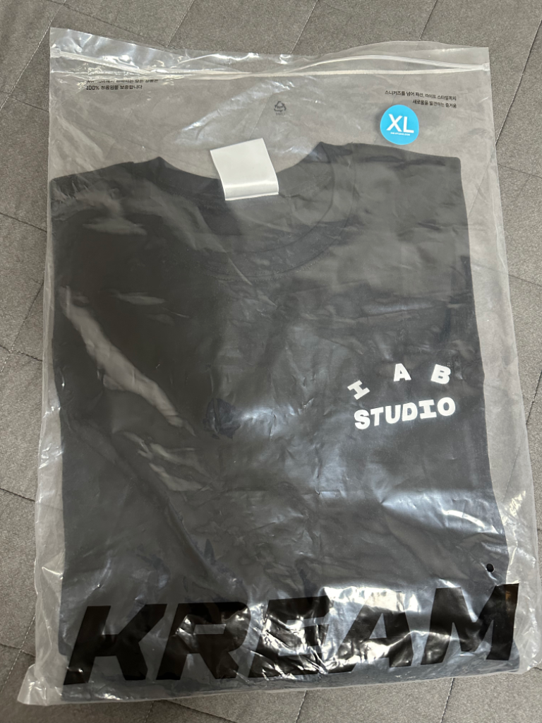 [XL] 아이앱 스튜디오 10주년 반팔티 티셔츠 블랙