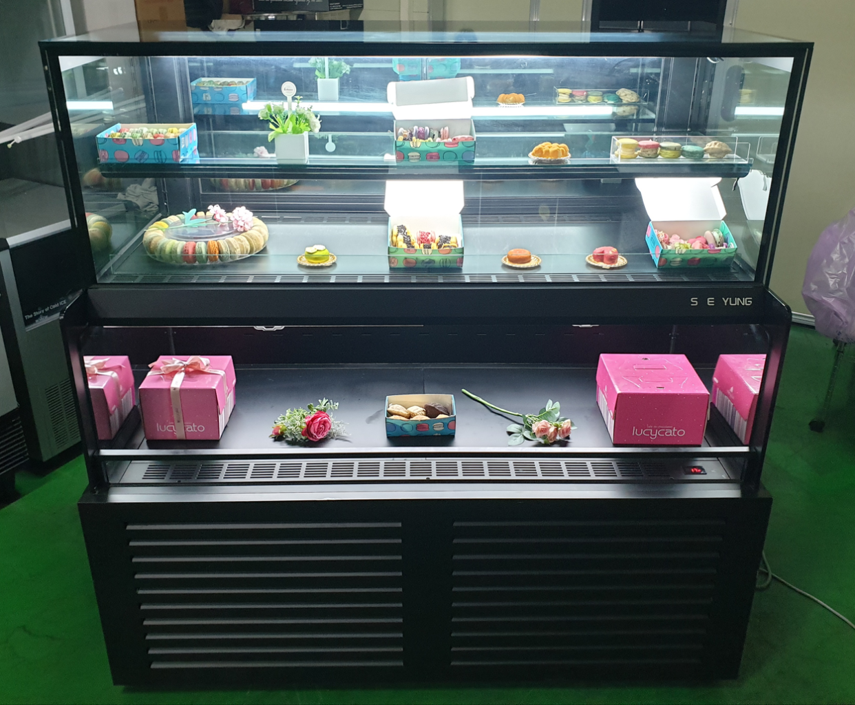 카페용 콤비 케익 디저트 베이커리 반찬 냉장 쇼케이스