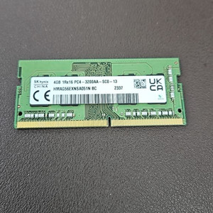 노트북램 4G DDR4 3200AA 중고