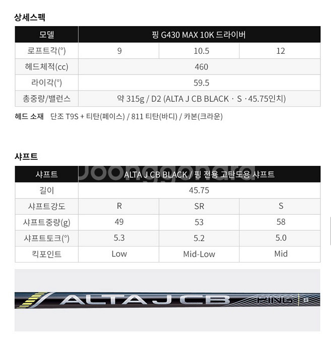 2024 PING G430 MAX 10K 드라이버--5