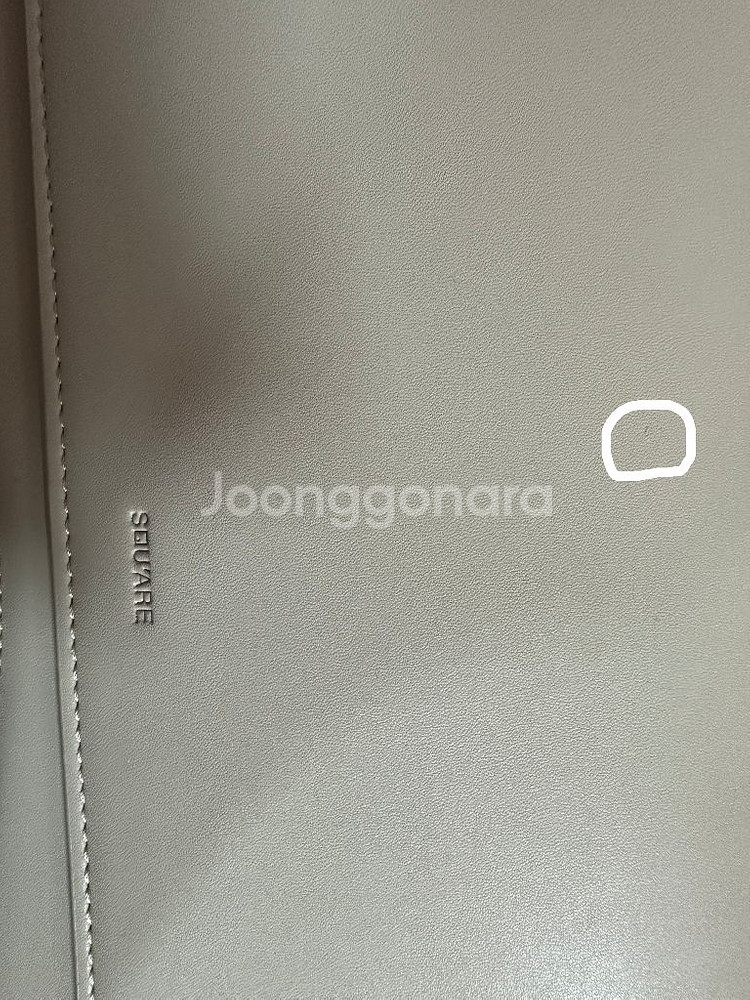 스퀘어라인 가방 딥 아이보리--3