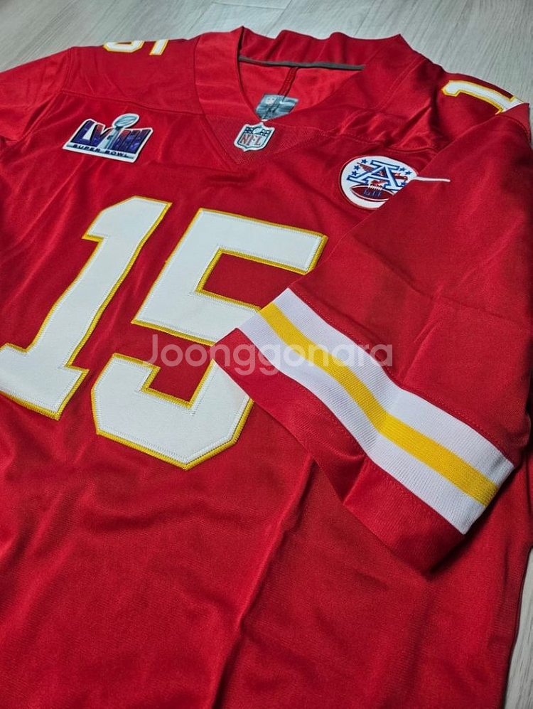 나이키 풋볼져지 nfl 마홈스 우승져지 전사이즈--2