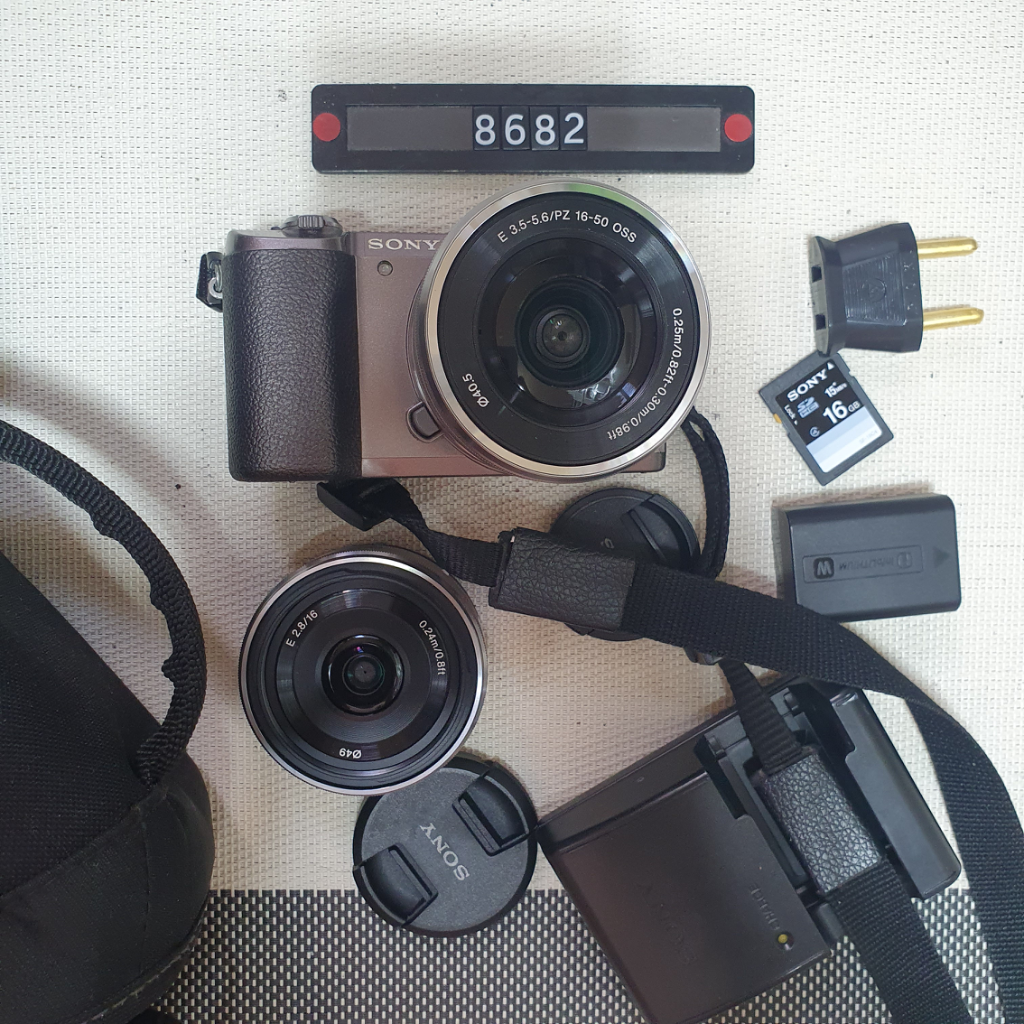 소니 알파 5100 디지털카메라 렌즈2개 가방세트