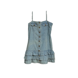 Denim y2k mini top onepiece