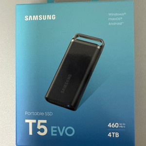 삼성 T5 EVO 외장 SSD 4TB 미개봉