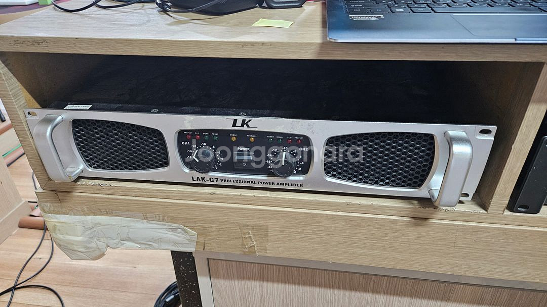 LAK-C7 1500W 스피커 엠프/앰프 팝니다.--0