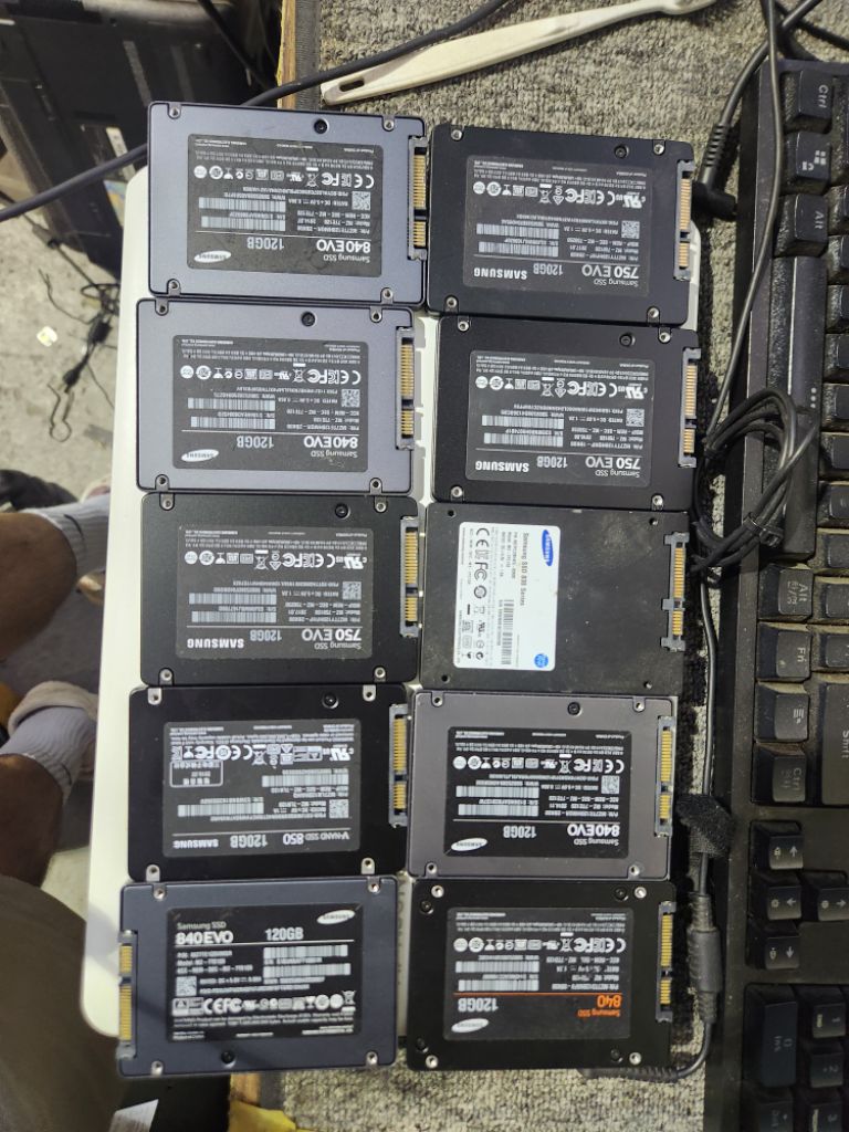 ssd<101>삼성 ssd 120g 10개묶음