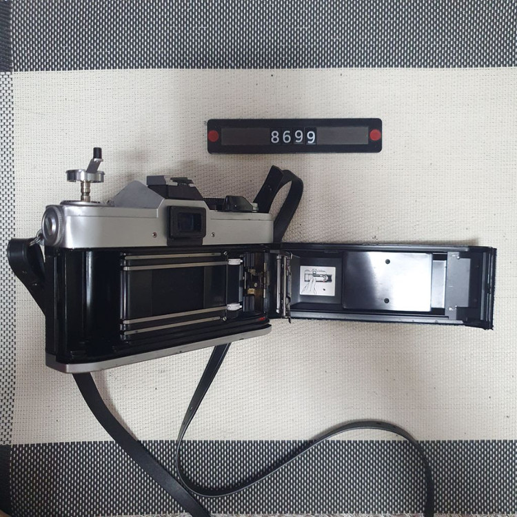 캐논 FTb 필름카메라 FD 1.8 렌즈 장착--5