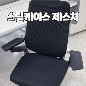 스틸케이스 제스처 제스쳐 사무실 의자 사무용 체어 블랙