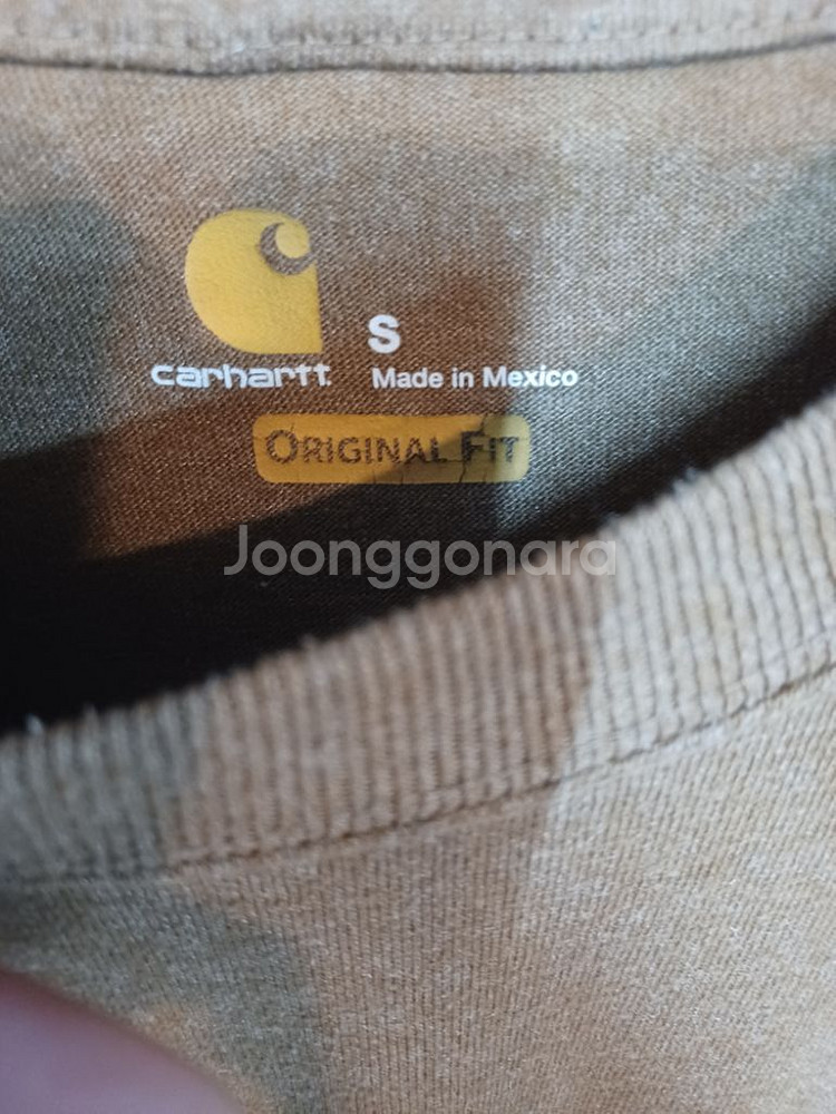 칼하트 포켓 반팔 된장 s--2