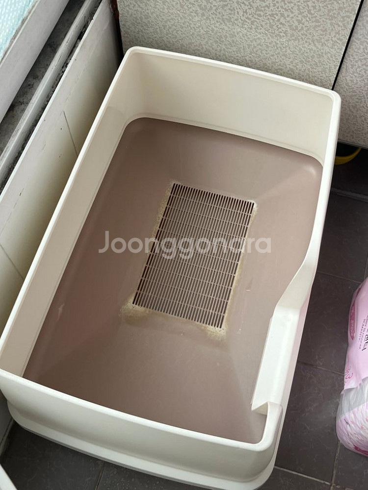 대구) 유니참 고양이 화장실 2개 + 모래 일괄 4만--1