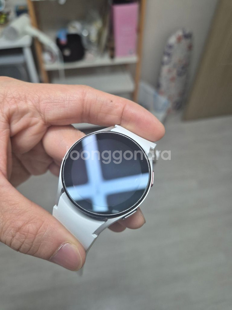 갤럭시 워치4 40mm 블루투스 실버 (사용감 많음)--2