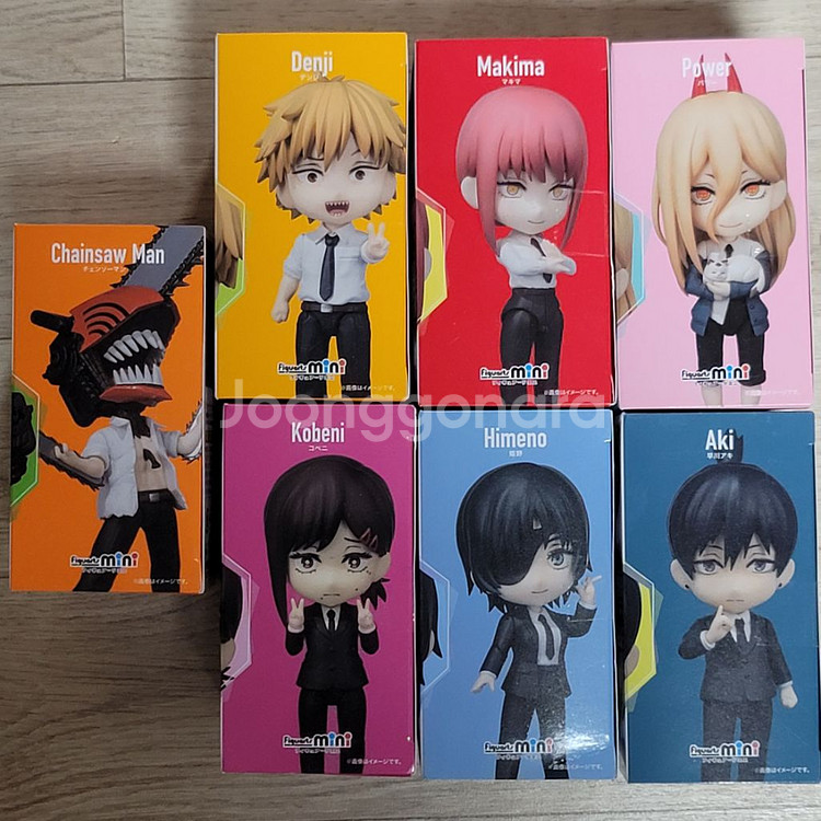 반다이 Figuarts mini 체인소맨 7종풀 미개봉--2