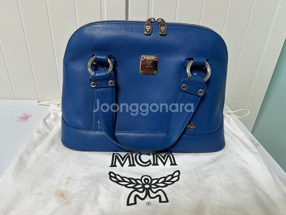 MCM 여성 핸드백 (블루)--5