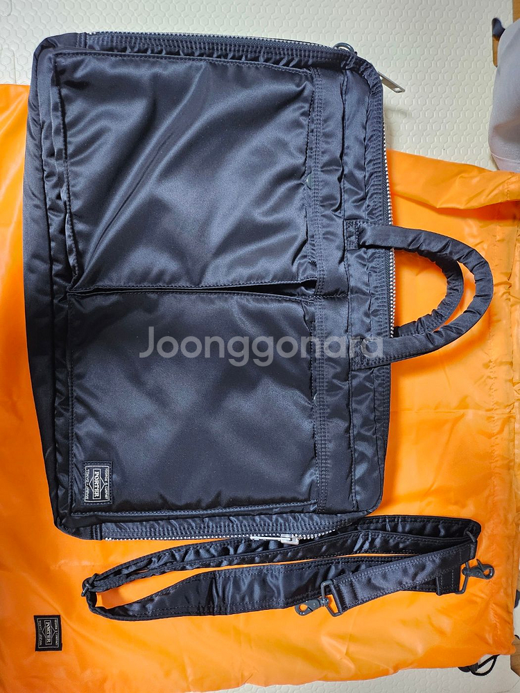포터 탱커 투웨이 브리프케이스 블랙 677-77544--0