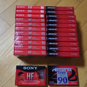 Sony, Memorex 90분 미개봉 공테이프 24개