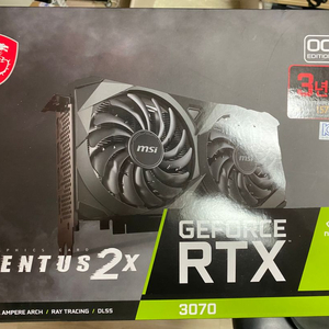 MSI GEFORCE RTX 3070 그래픽카드