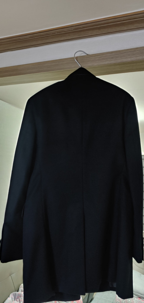 남성 블랙 코트--1