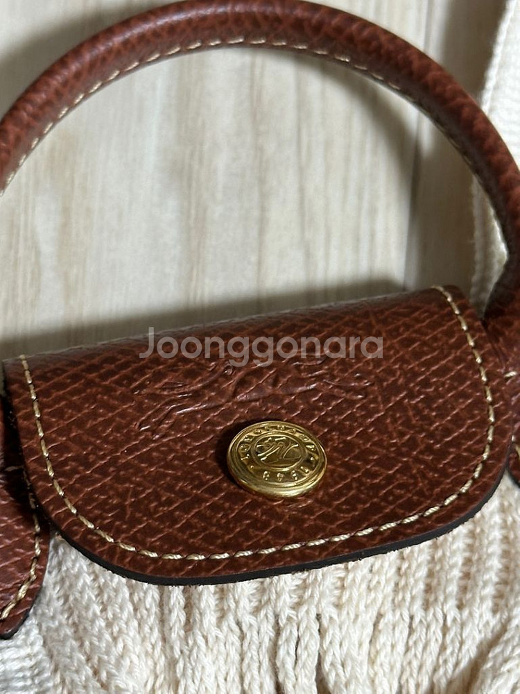 롱샴 필렛백 미니 에크루--1