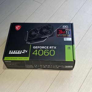 MSI 므시 RTX 4060 판매합니다