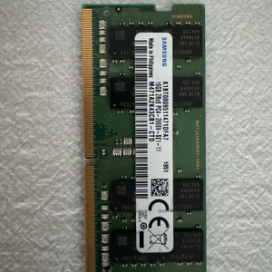 삼성 DDR4 16GB 노트북 메모리 1개 팝니다