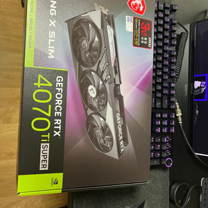 msi 4070ti super 그래픽카드