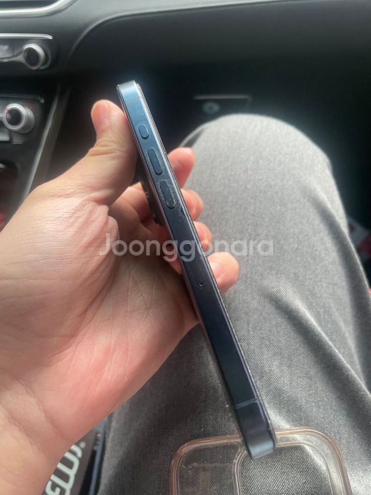 아이폰15pro 128기가 블루티타늄--2