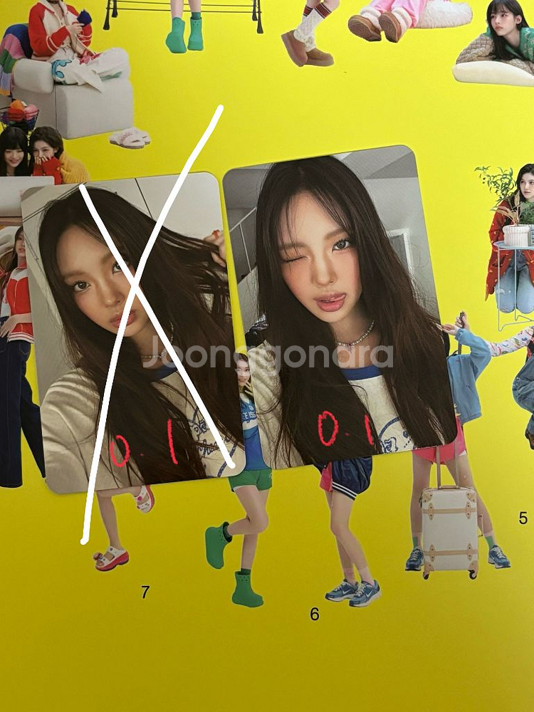 뉴진스 혜린 시그 포카--1