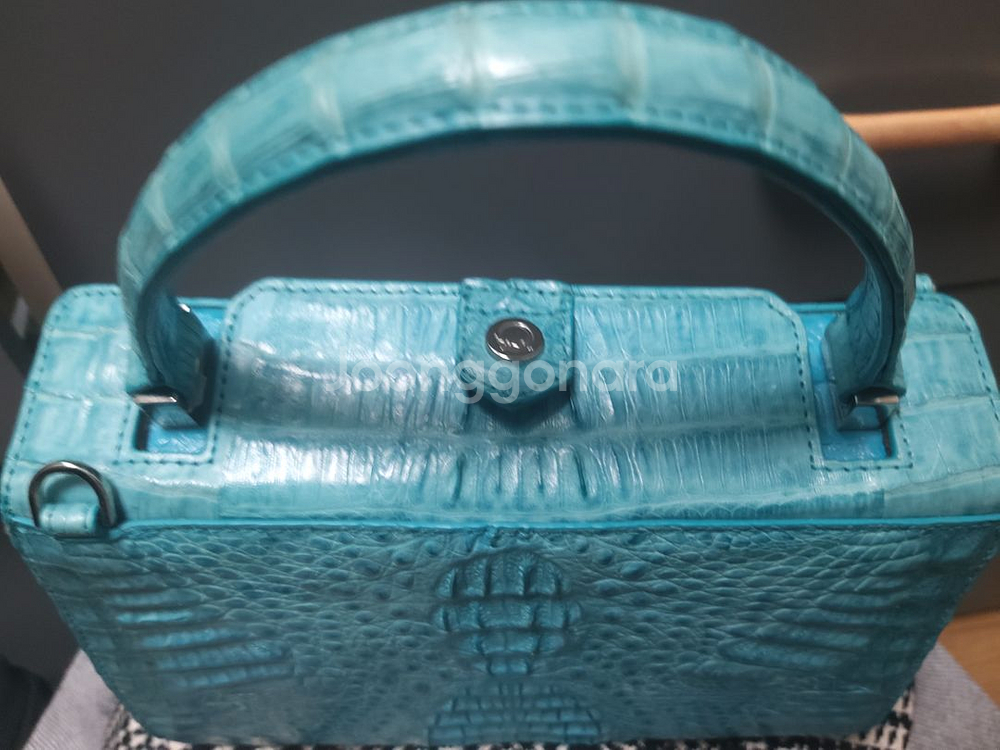 잘모이 악어무늬 소가죽백--4