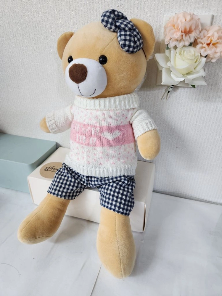 곰 인형*카멜색*(리본)[반택가능] 이미지