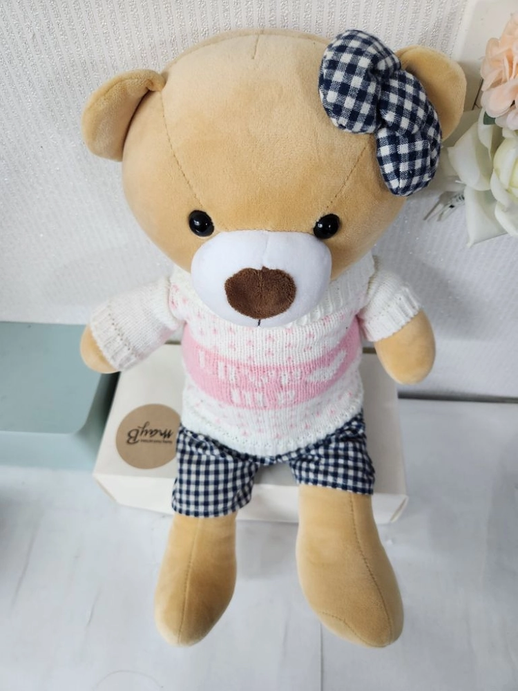 곰 인형*카멜색*(리본)[반택가능] 이미지