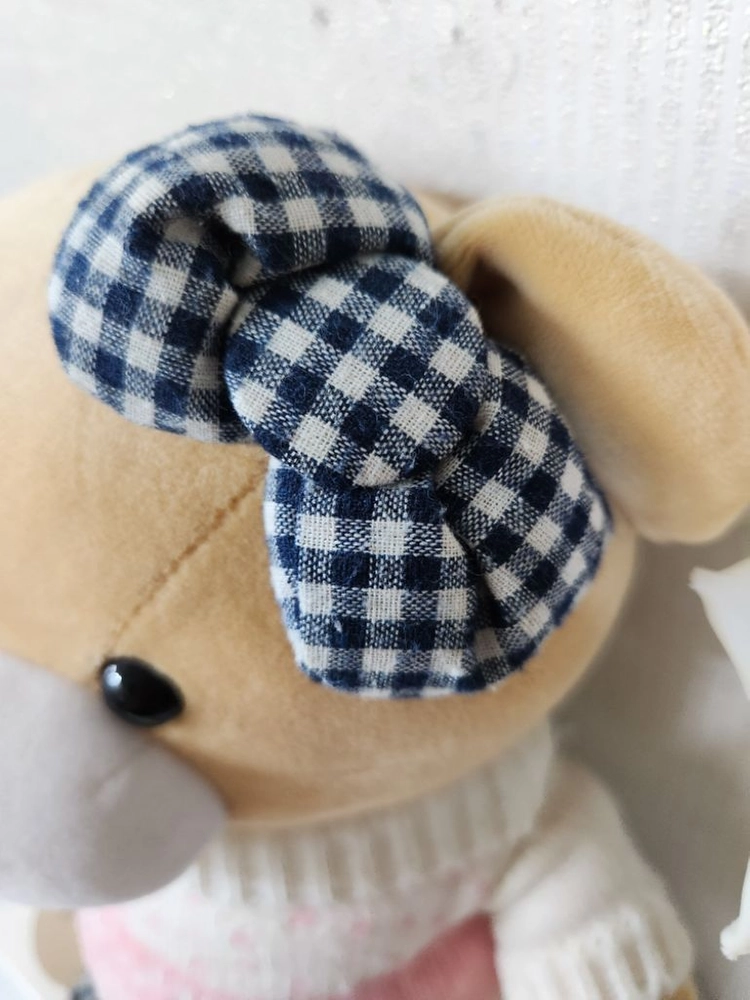 곰 인형*카멜색*(리본)[반택가능] 이미지
