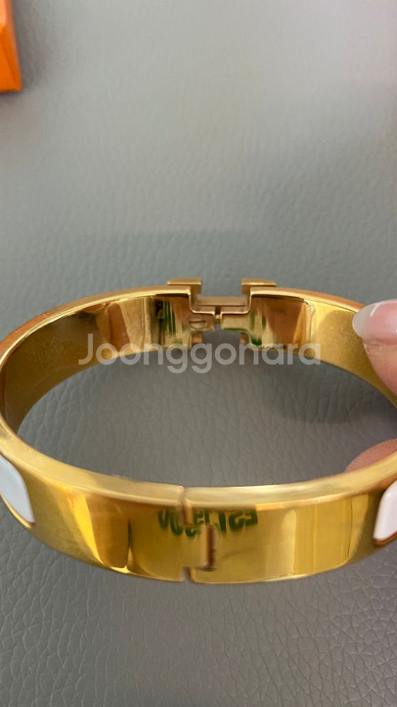 에르메스 클릭아슈 뱅글팔찌(화이트)--3
