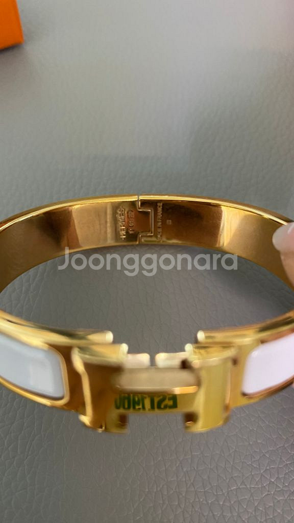 에르메스 클릭아슈 뱅글팔찌(화이트)--2