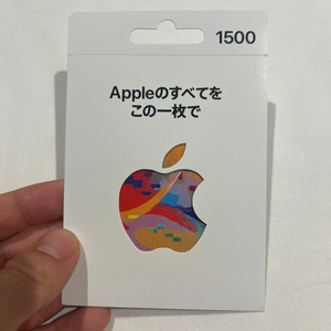 애플 기프트카드 일본 1500엔 10개
