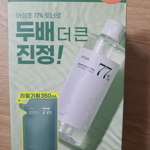 아누아 어성초 토너 본품 350ml + 리필 350ml